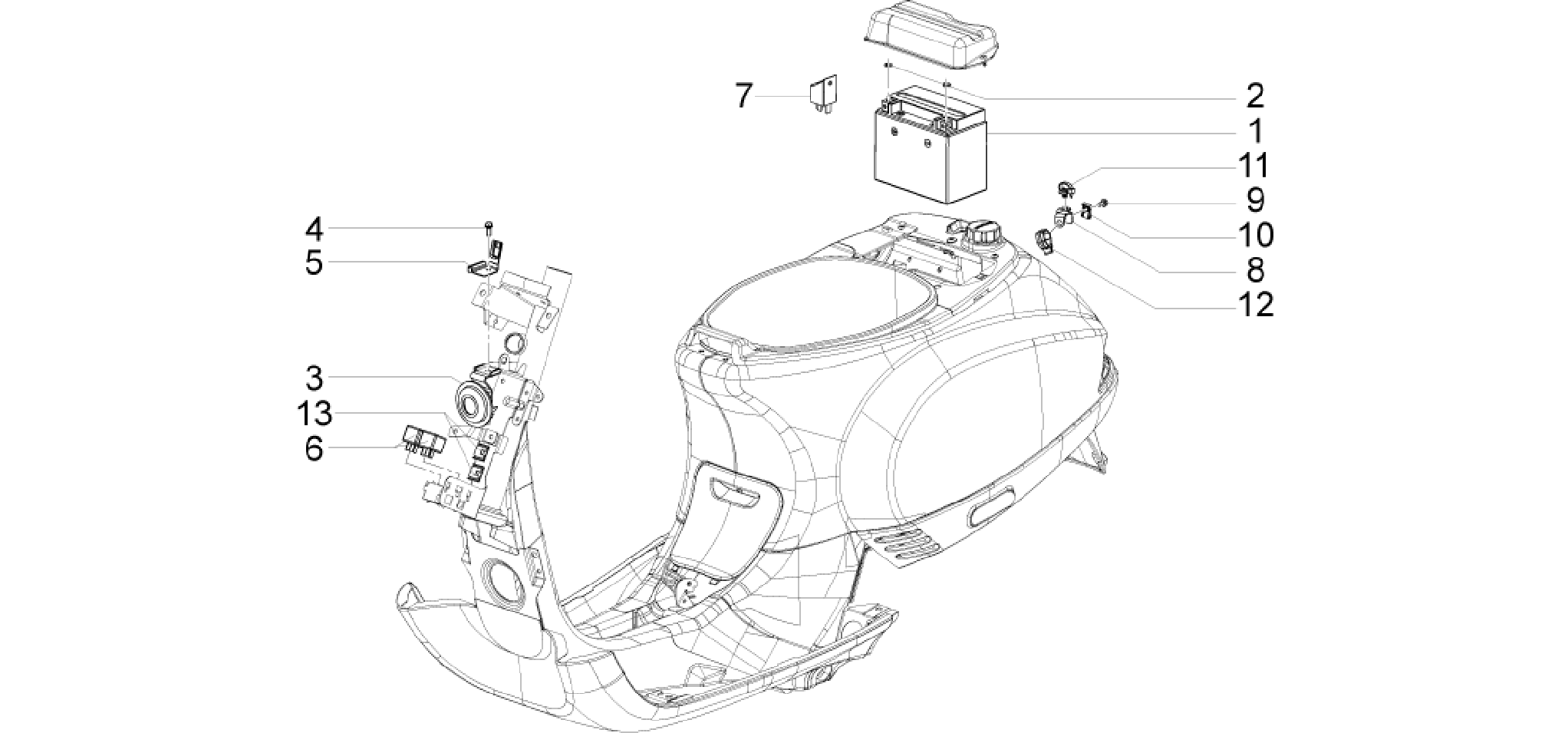 Remote control switches - Battery - Horn
