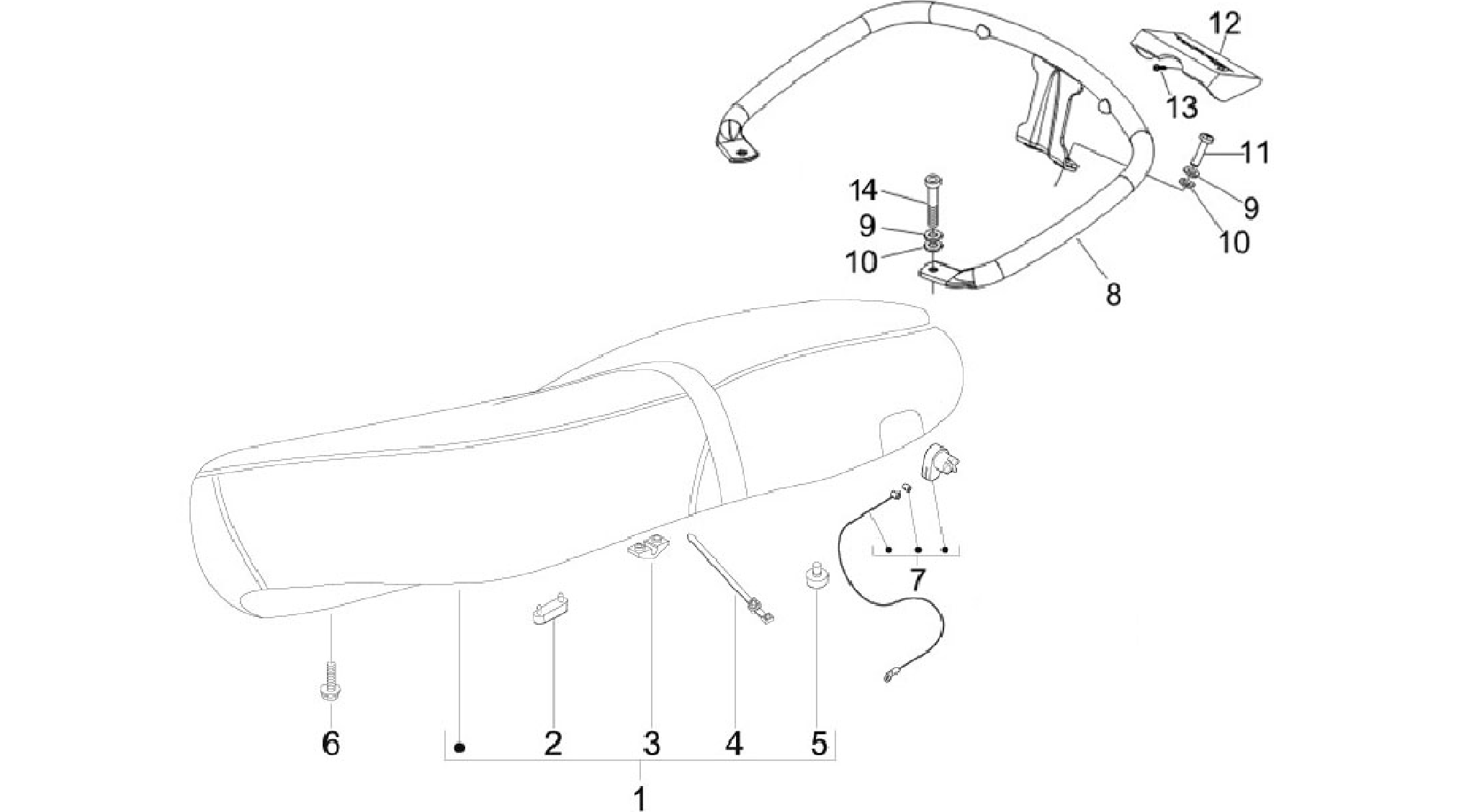 Saddle/seats
