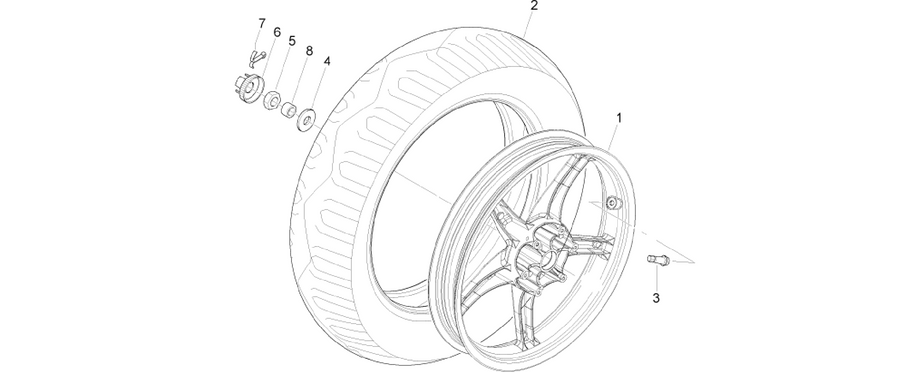 Rear wheel