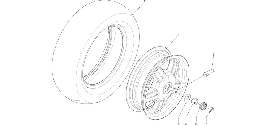 Rear wheel