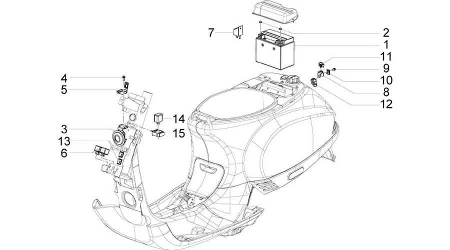 Remote control switches - Battery - Horn