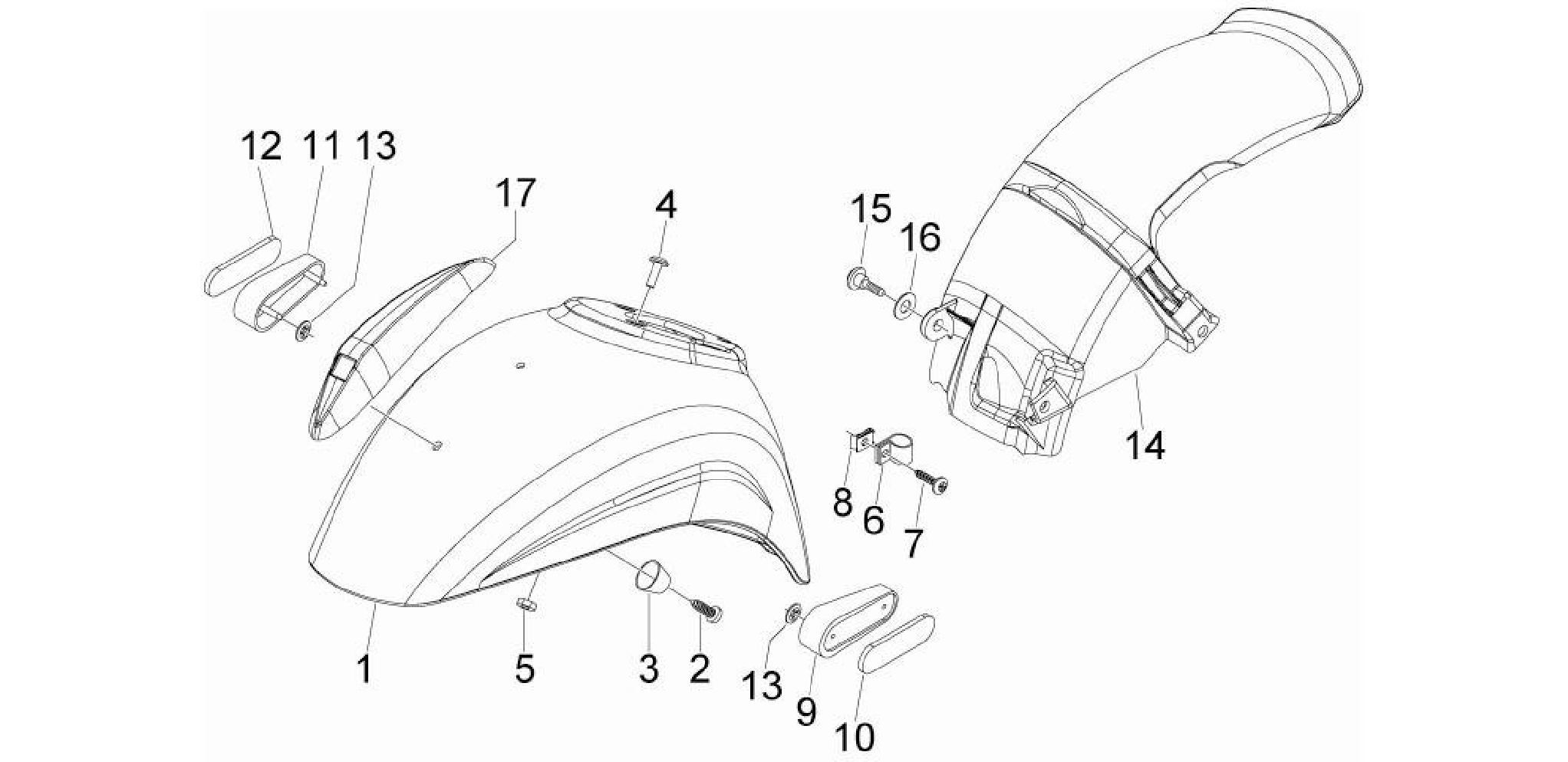 Wheel huosing - Mudguard