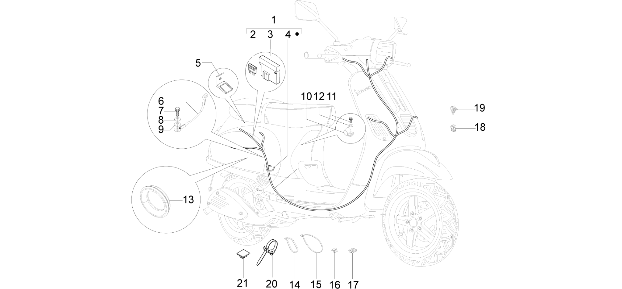 Main cable harness