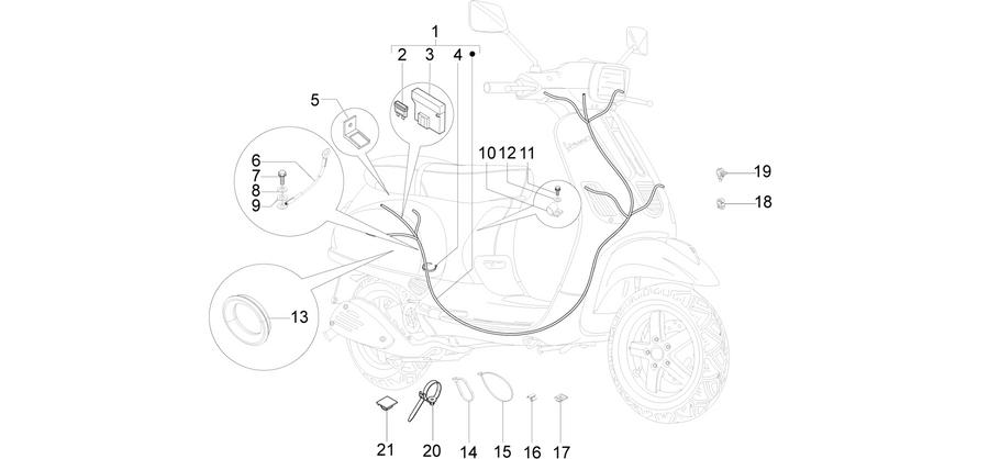 Main cable harness