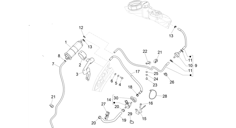 Anti-percolation system