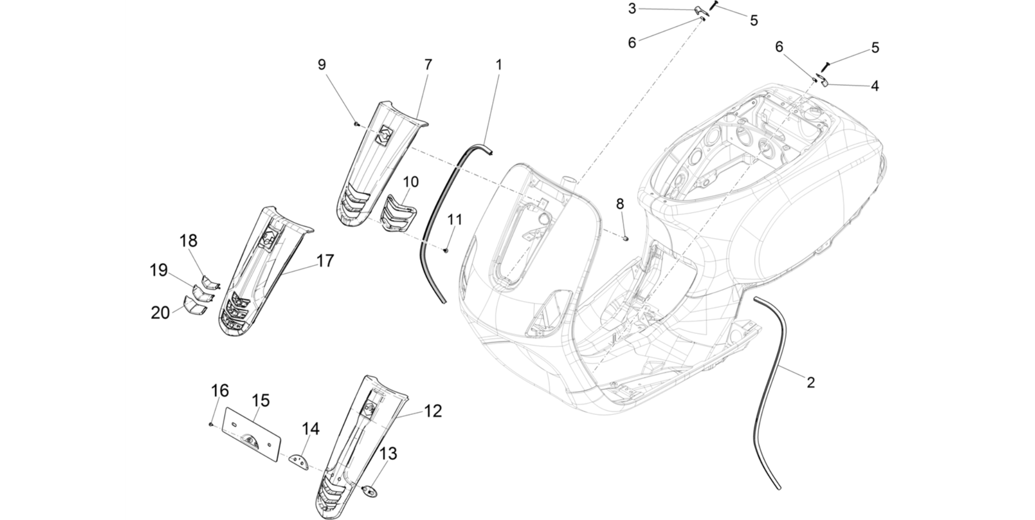 Front shield