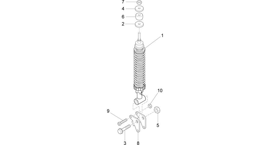 Rear suspension - Shock absorber/s