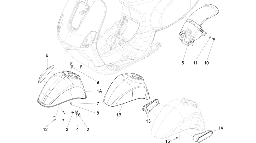 Wheel huosing - Mudguard