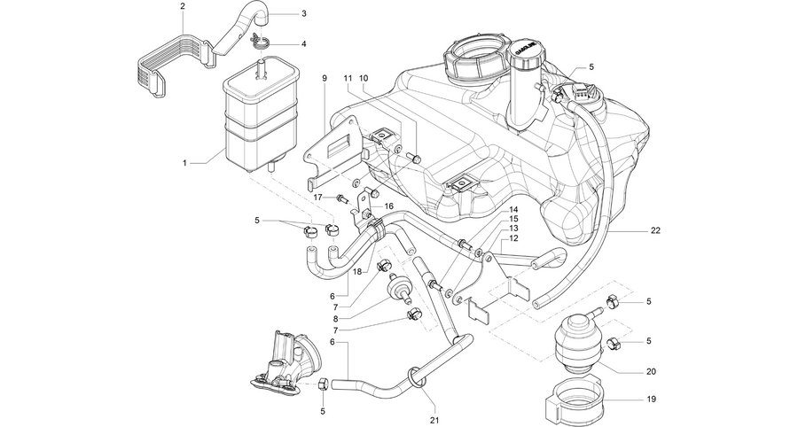 Anti-percolation system