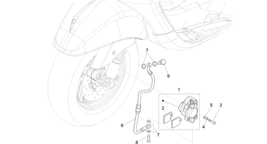 Brakes pipes - Calipers
