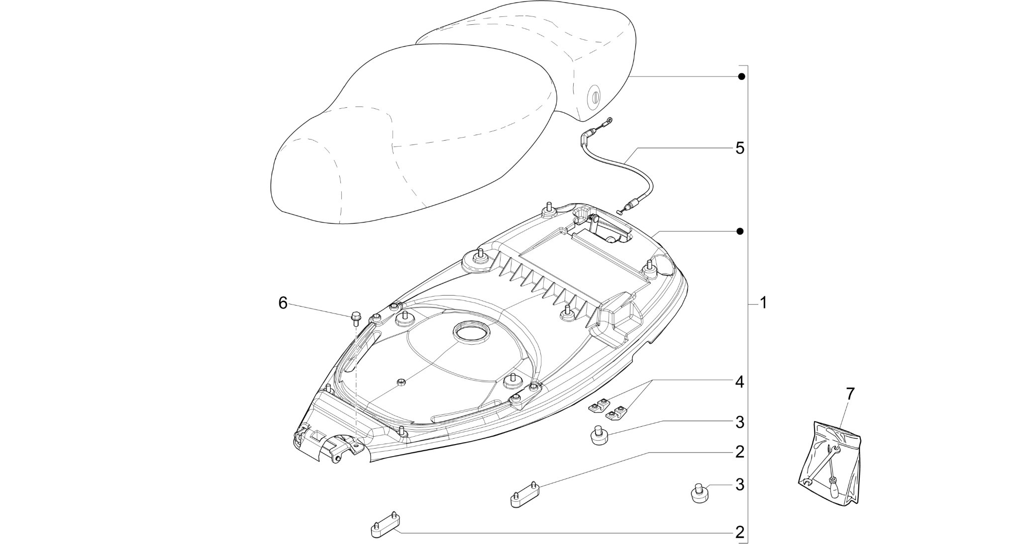 Saddle/seats