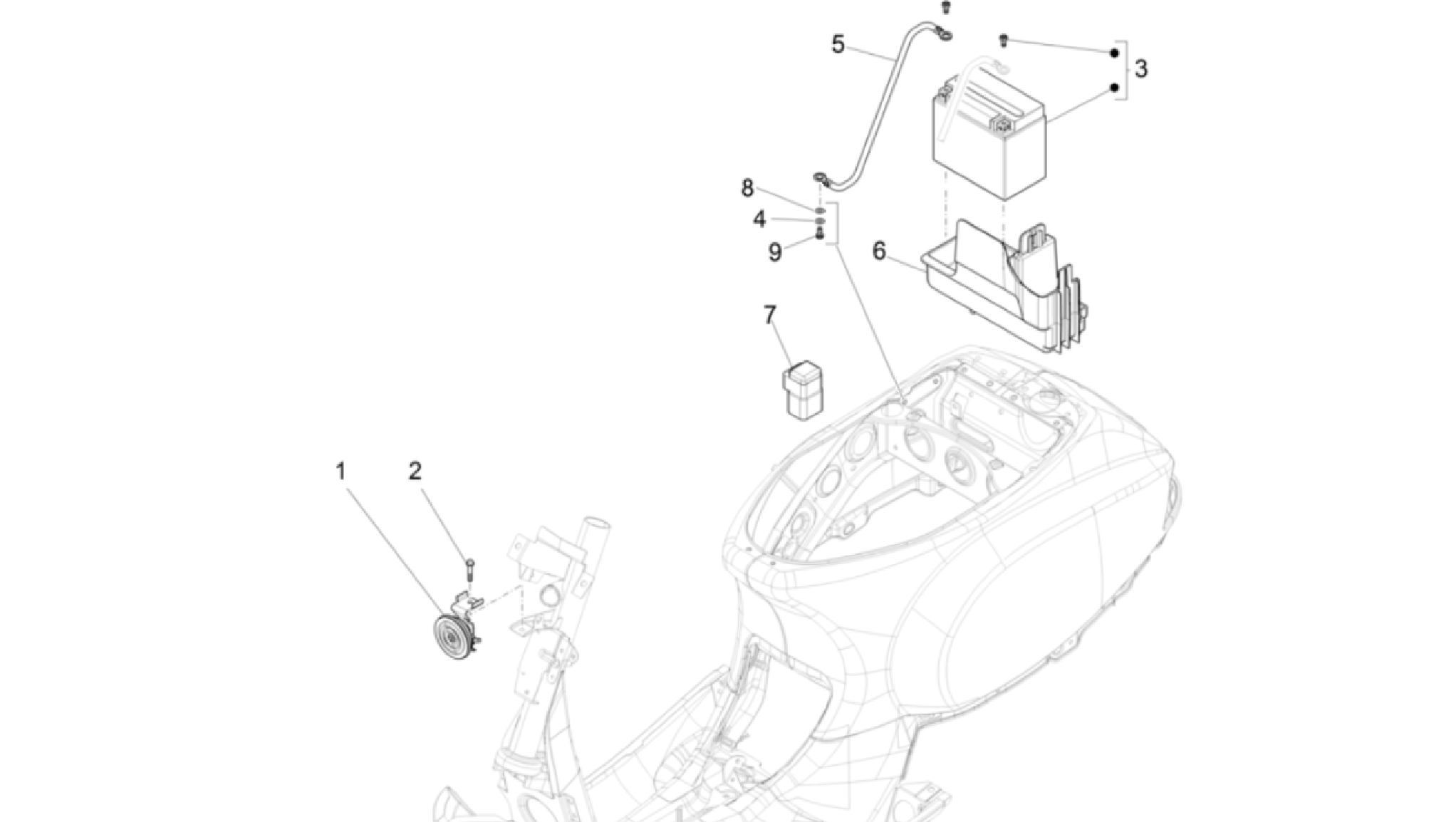 Remote control switches - Battery - Horn