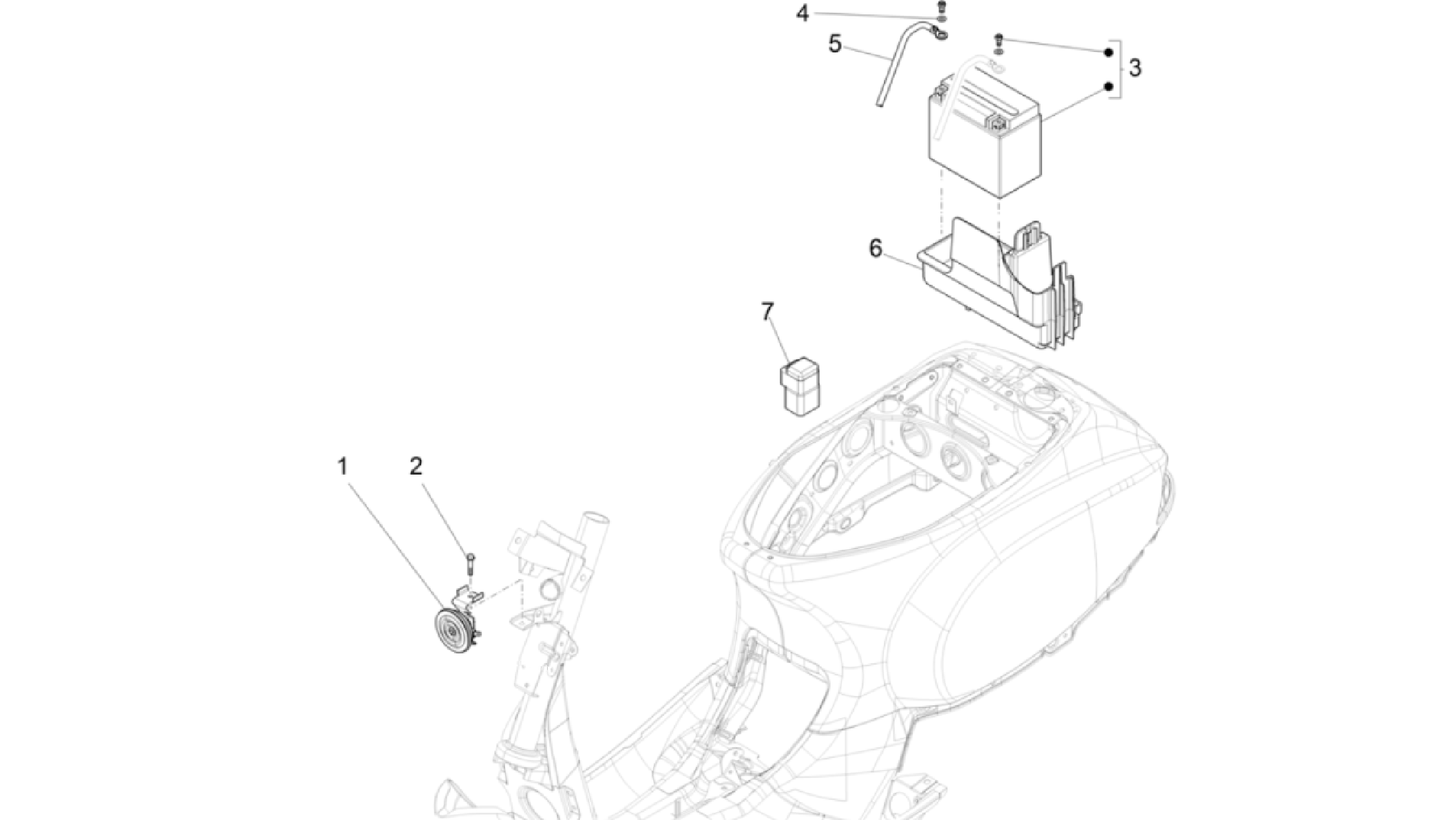 Remote control switches - Battery - Horn