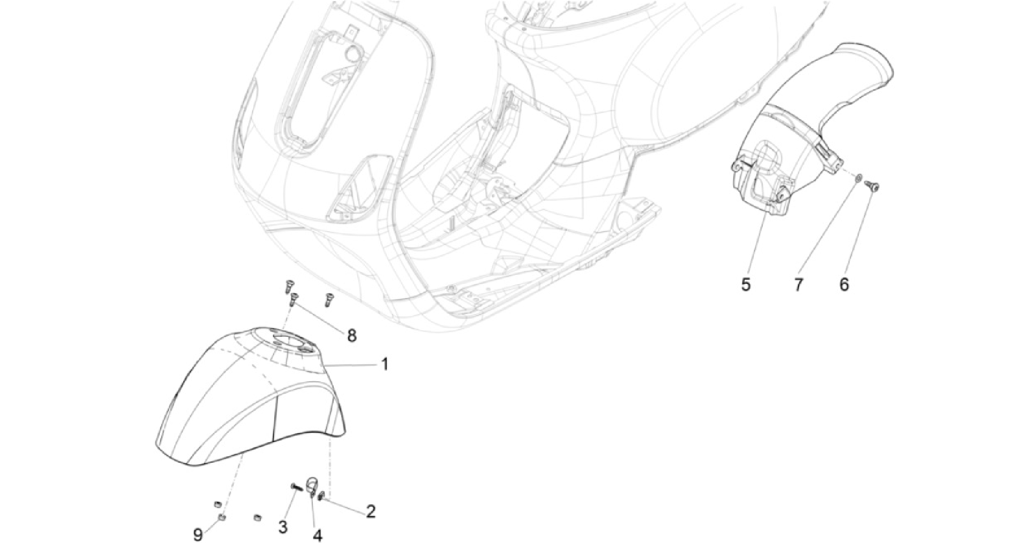 Wheel huosing - Mudguard