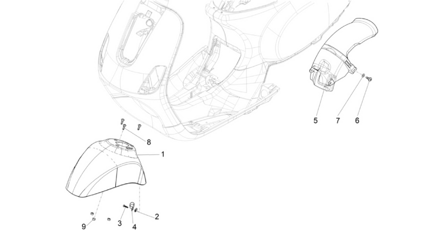 Wheel huosing - Mudguard