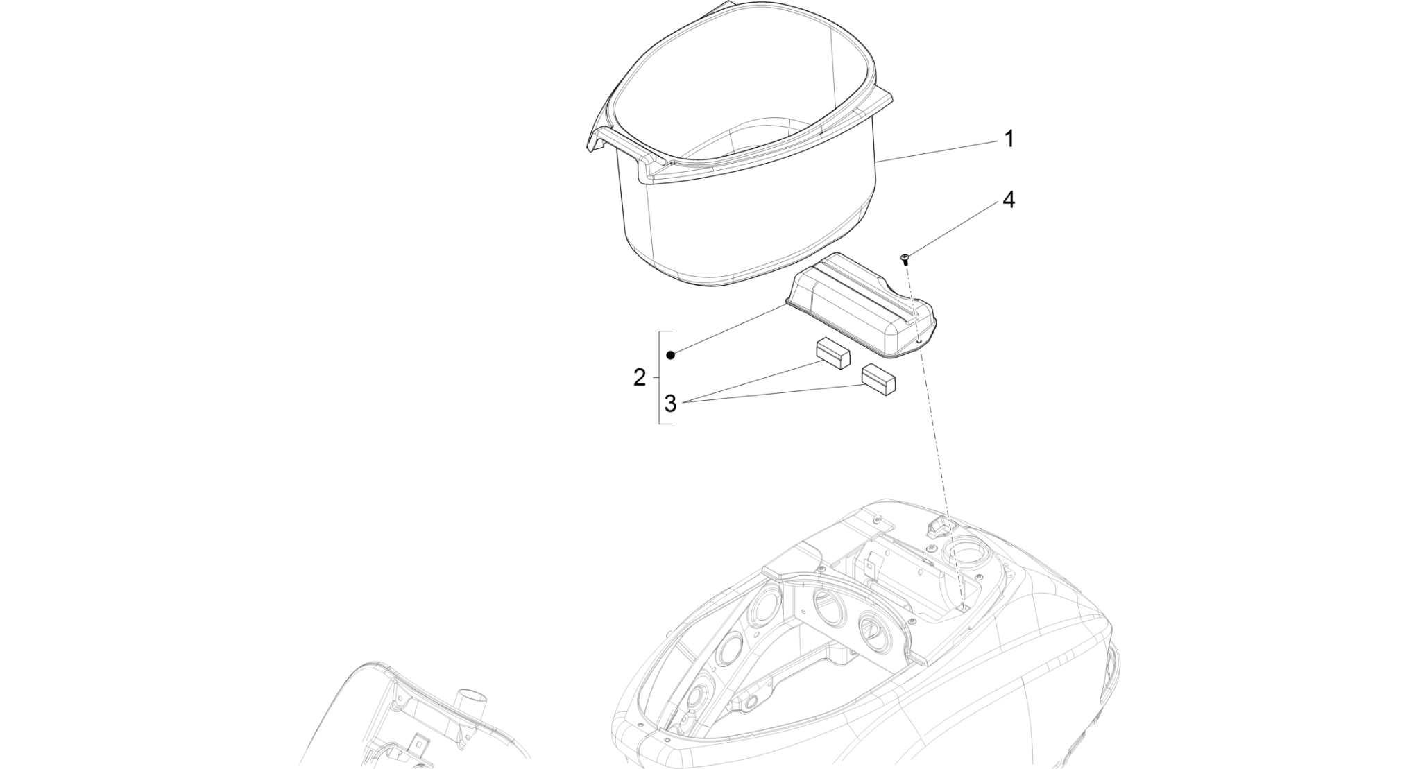 Helmet huosing - Undersaddle