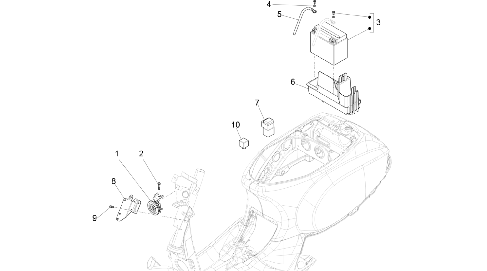 Remote control switches - Battery - Horn