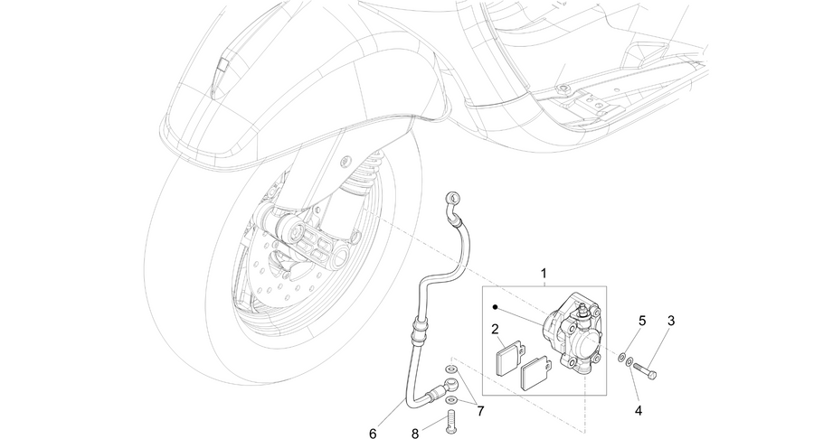 Brakes pipes - Calipers