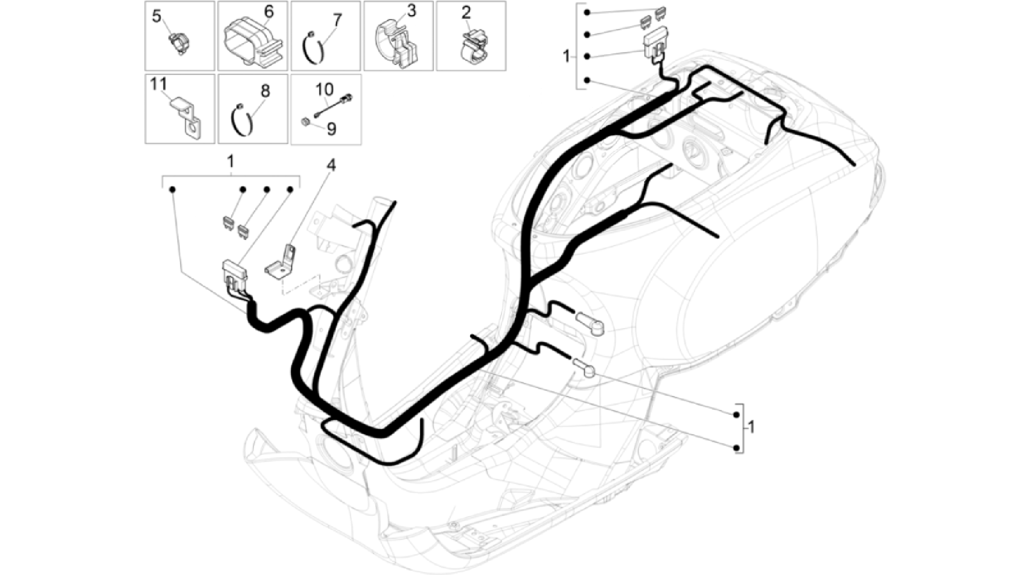 Main cable harness