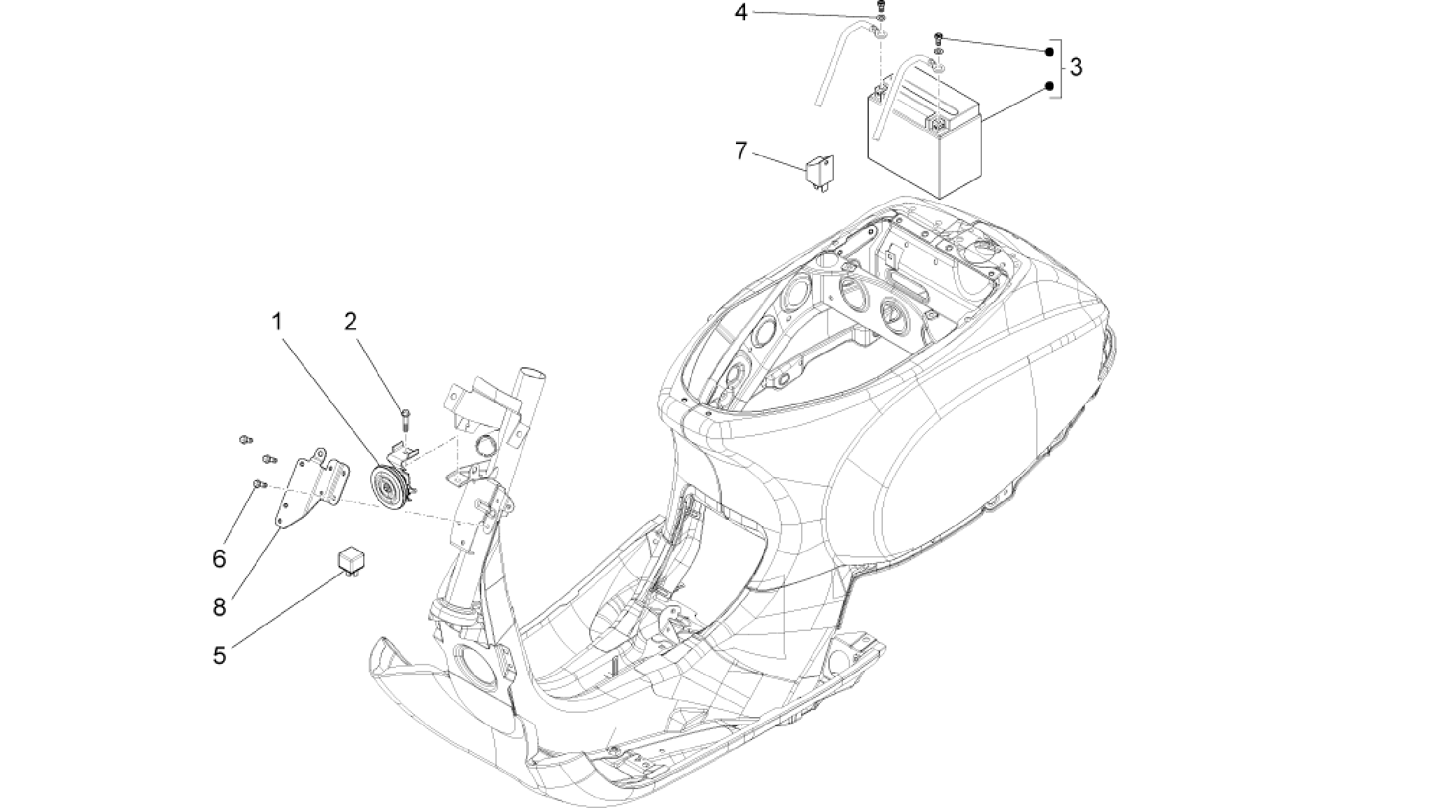 Remote control switches - Battery - Horn