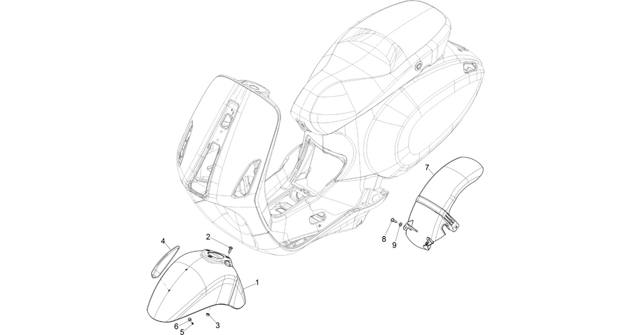Wheel huosing - Mudguard