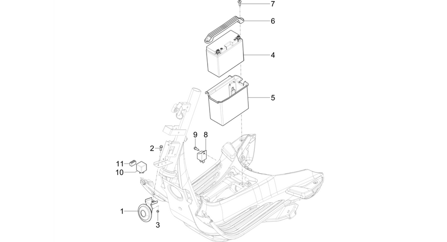 Remote control switches - Battery - Horn