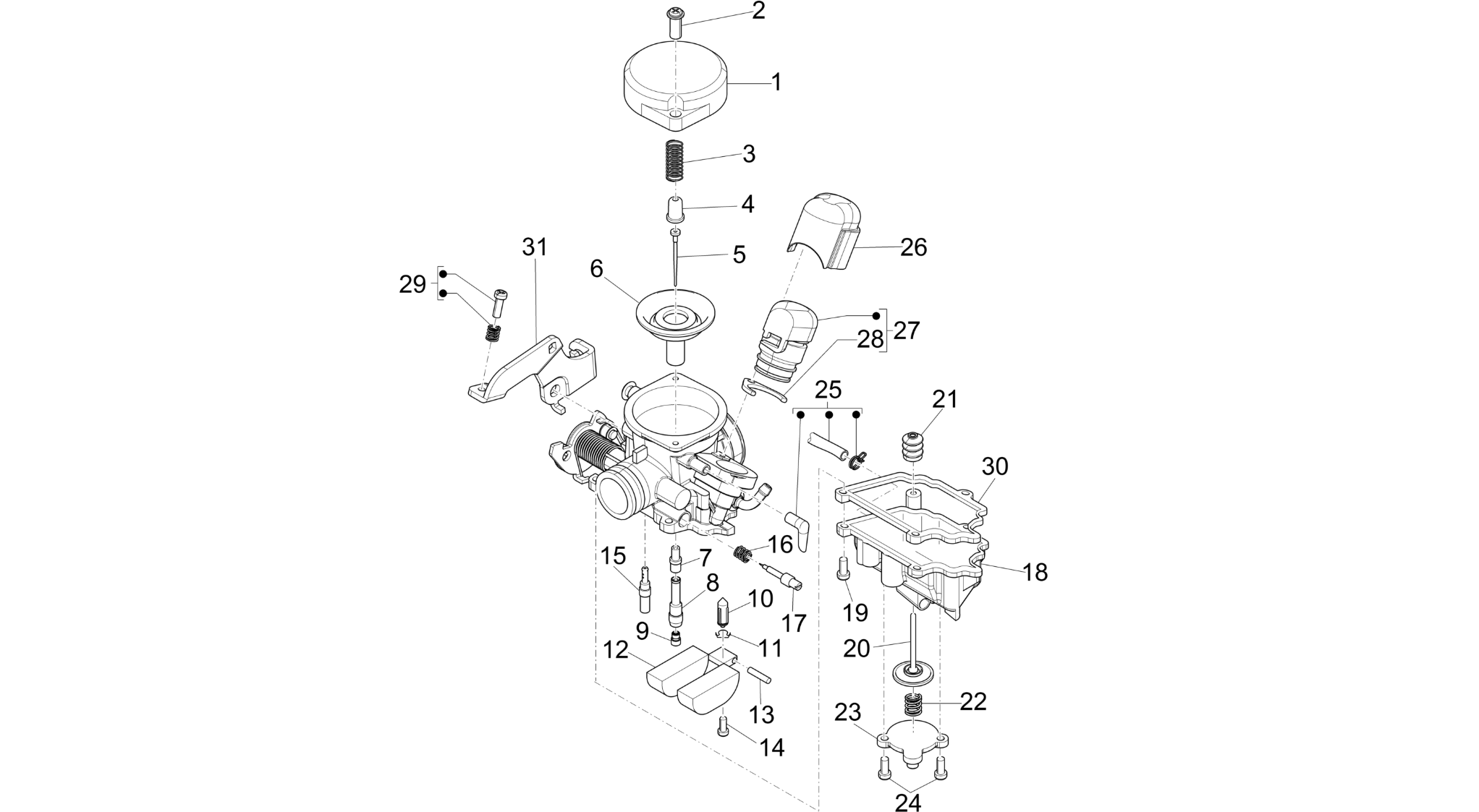 Carburetor's components