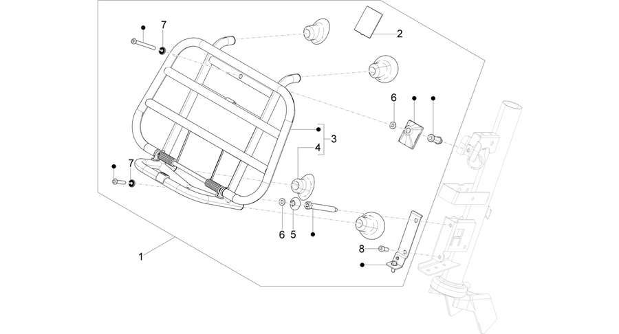 Front luggage rack
