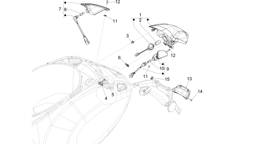 Rear headlamps - Turn signal lamps
