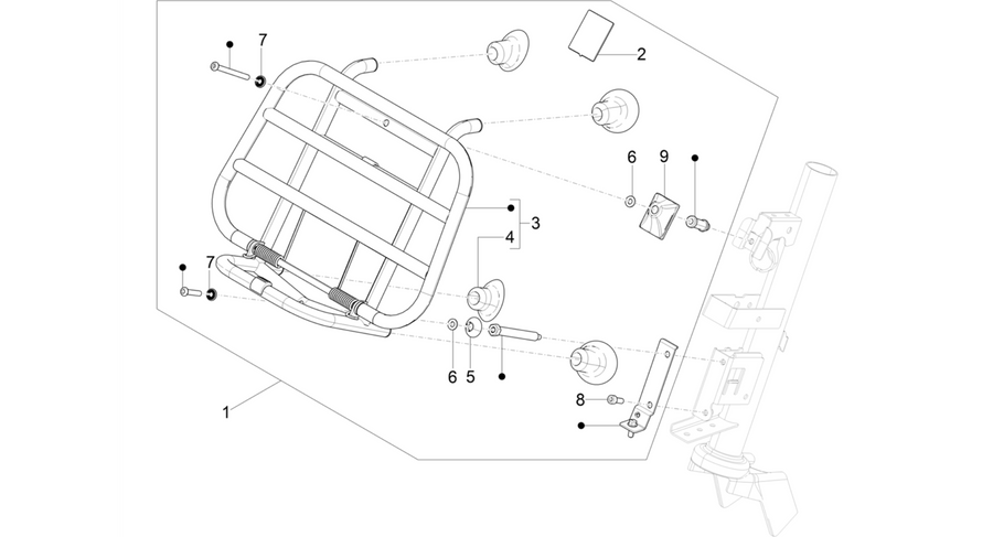 Front luggage rack