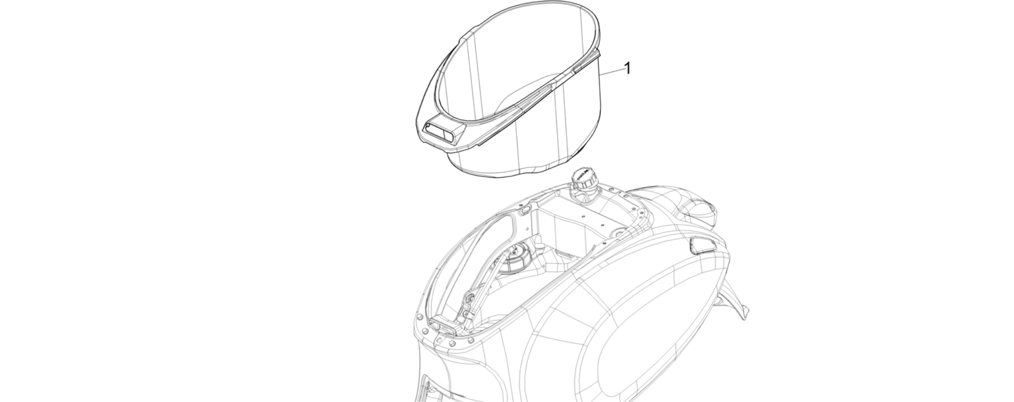 Helmet huosing - Undersaddle