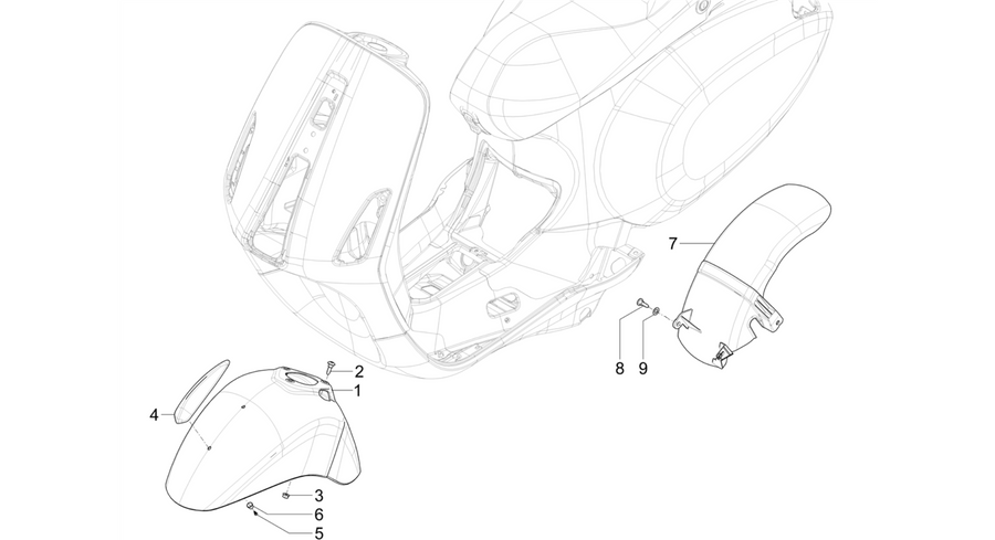 Wheel huosing - Mudguard