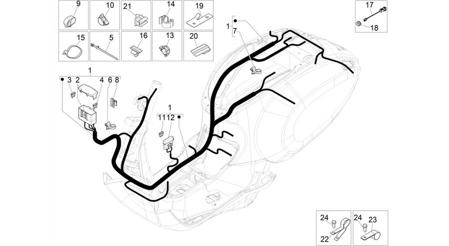 Main cable harness