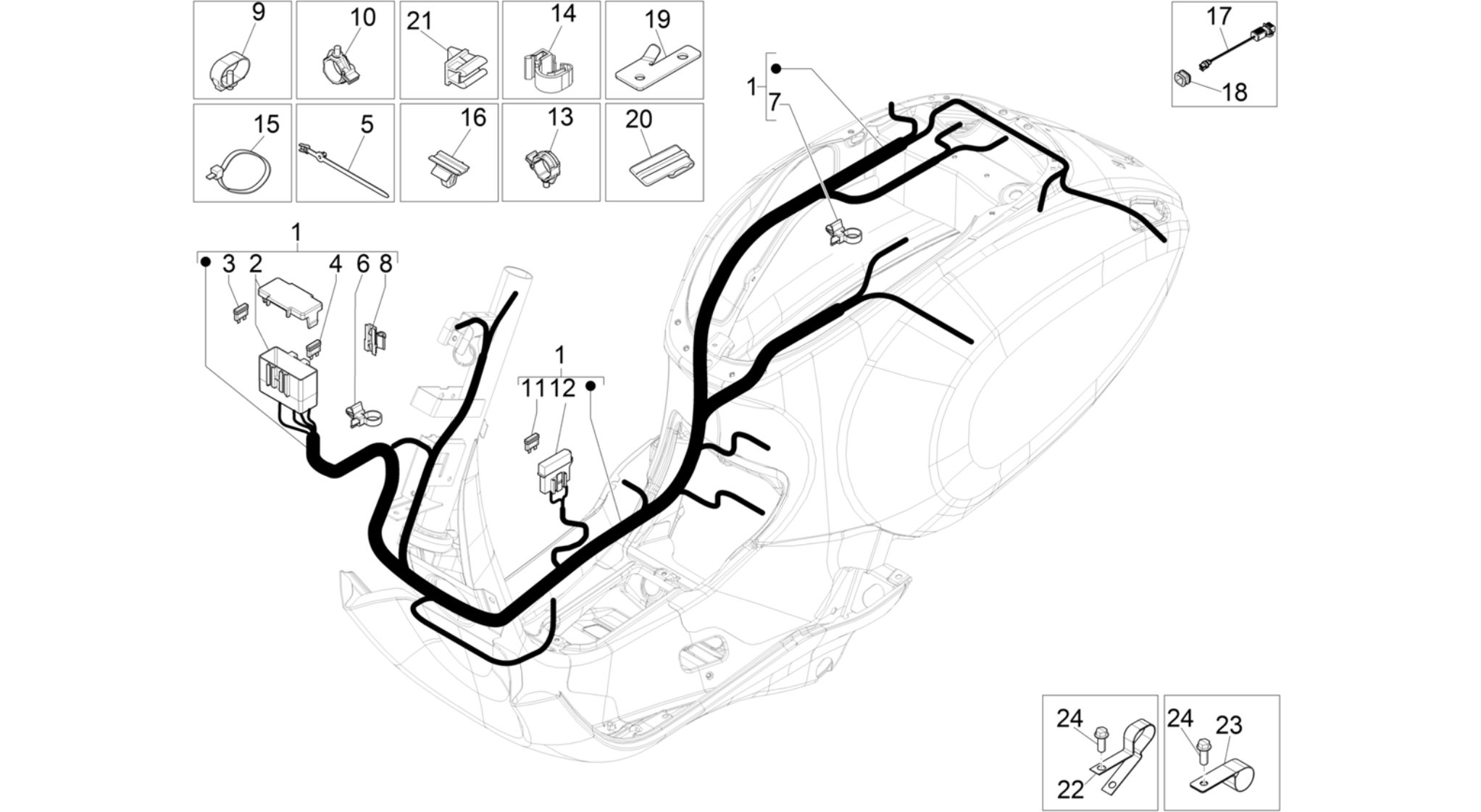 Main cable harness