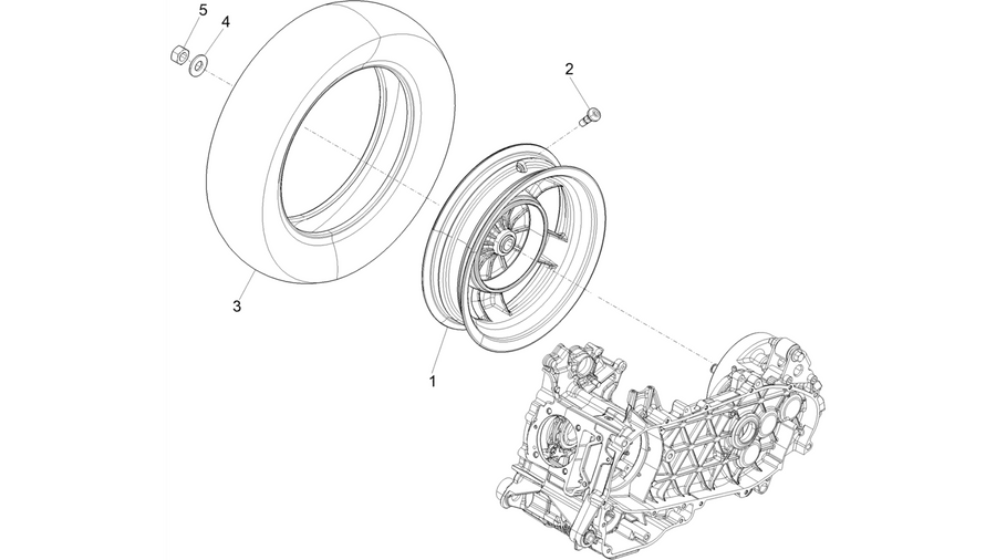 Rear wheel