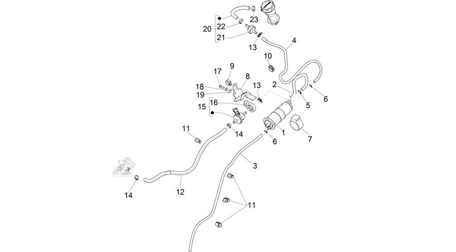 Anti-percolation system