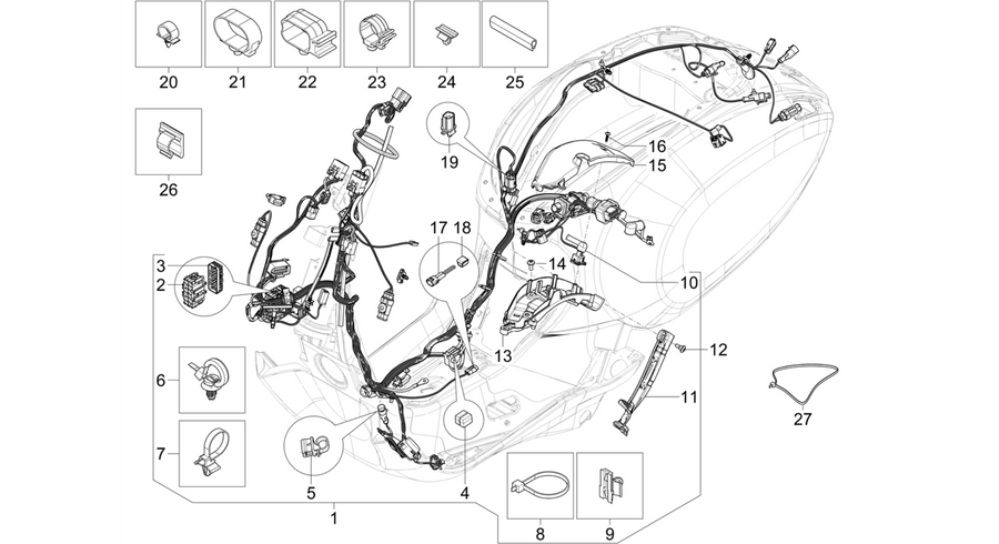 Main cable harness