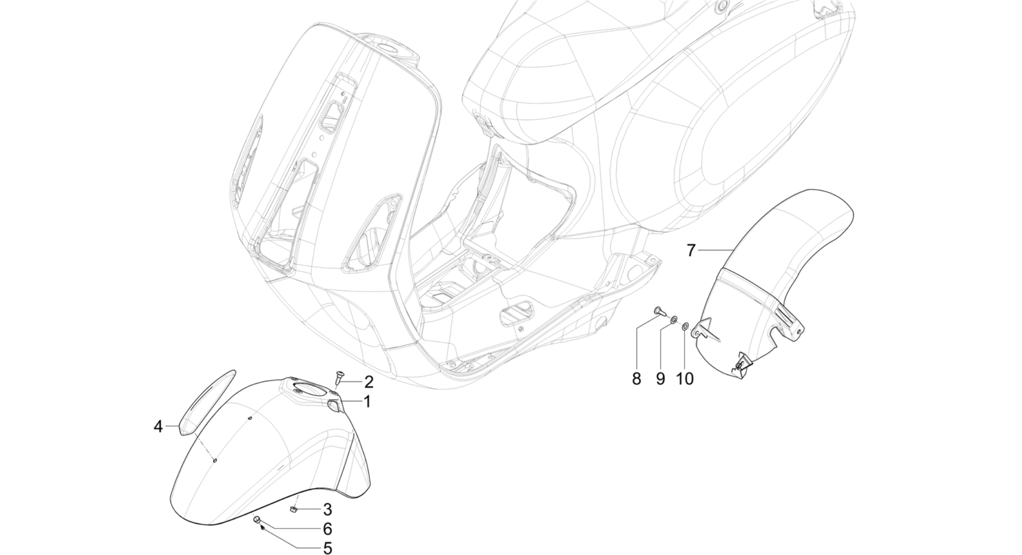 Wheel huosing - Mudguard
