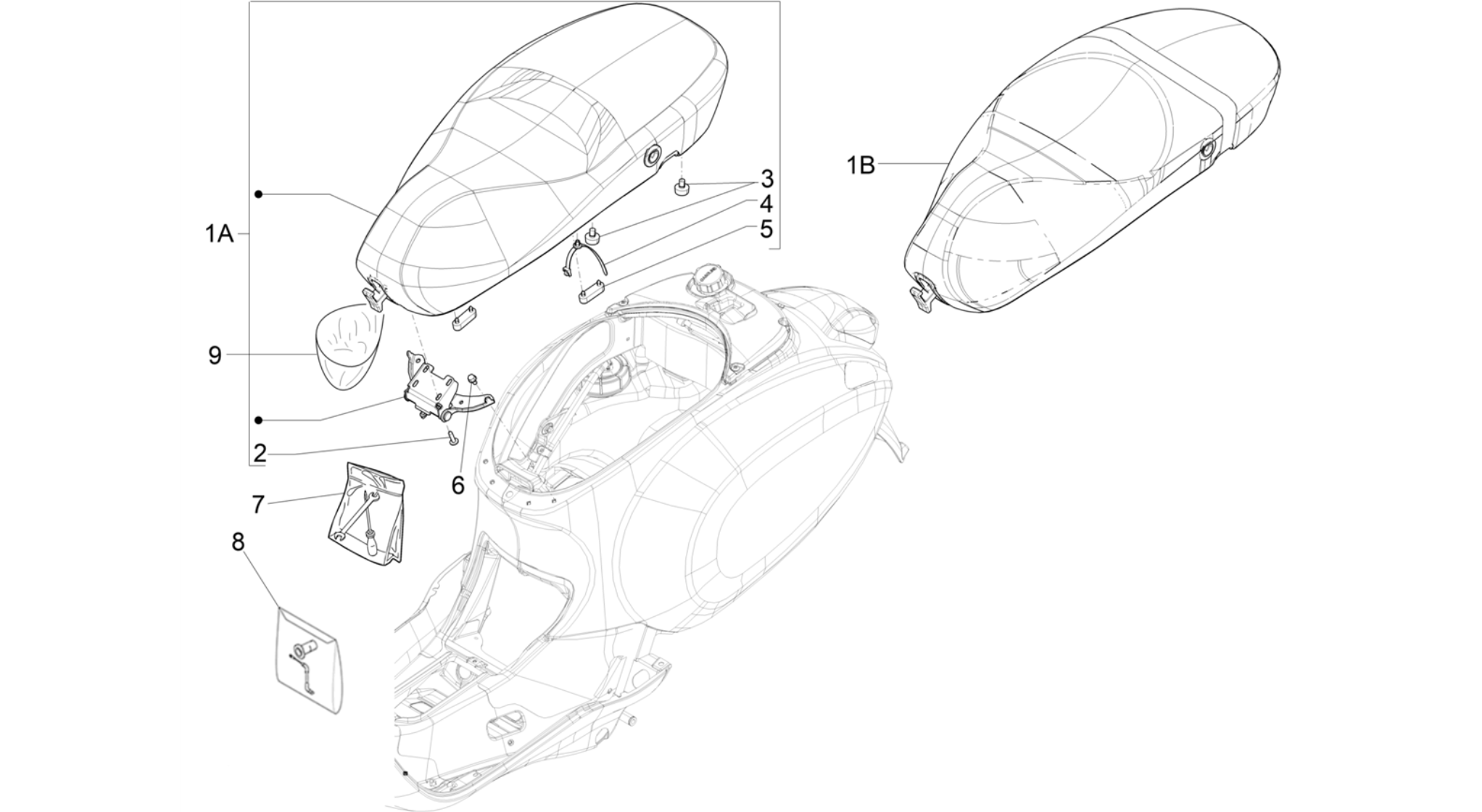 Saddle/seats