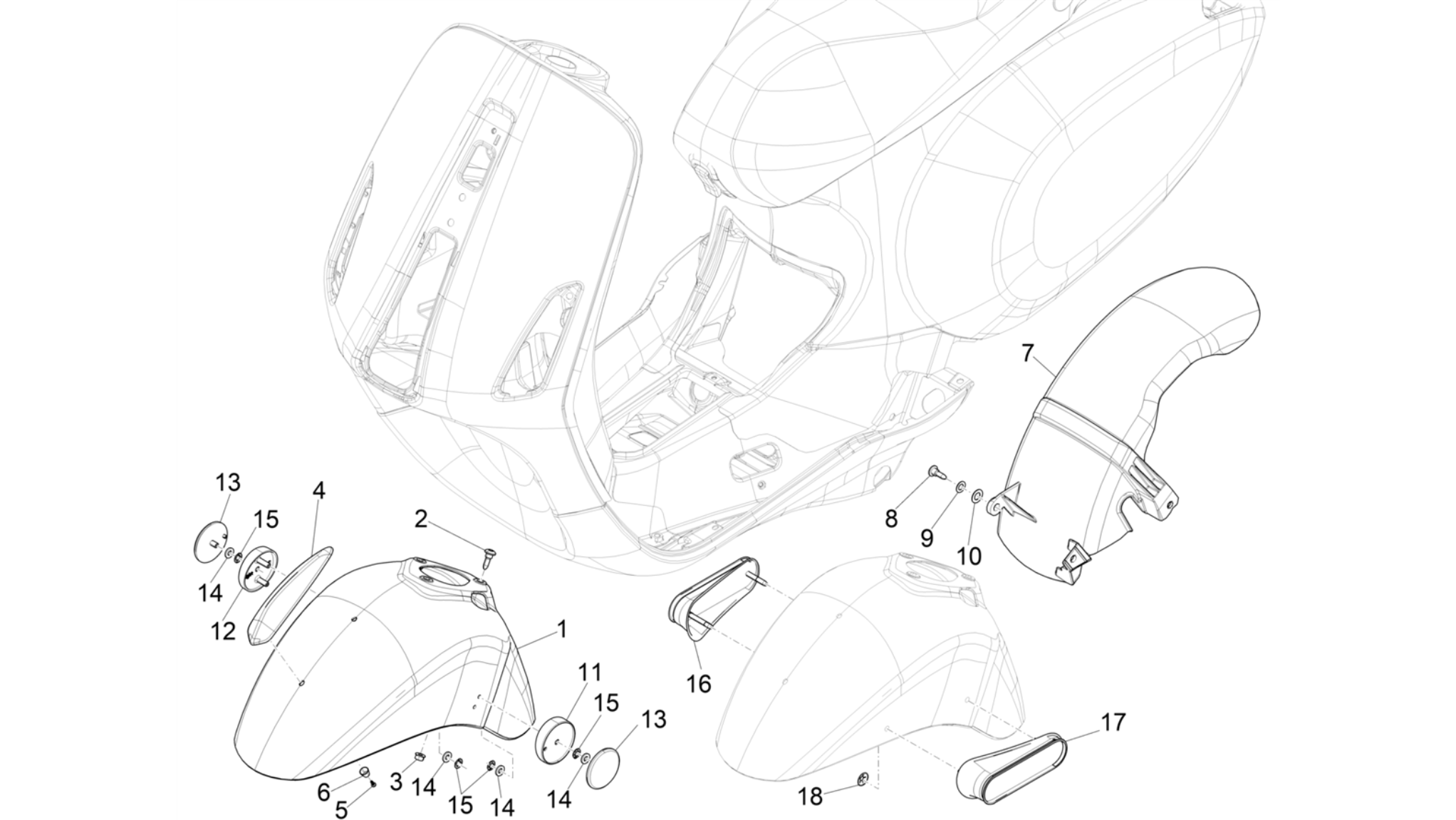 Wheel huosing - Mudguard