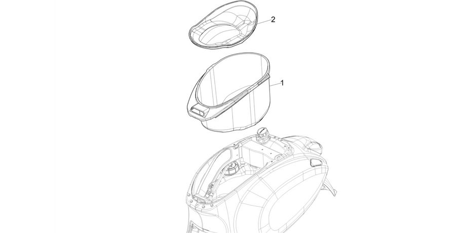 Helmet huosing - Undersaddle