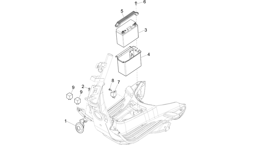 Remote control switches - Battery - Horn