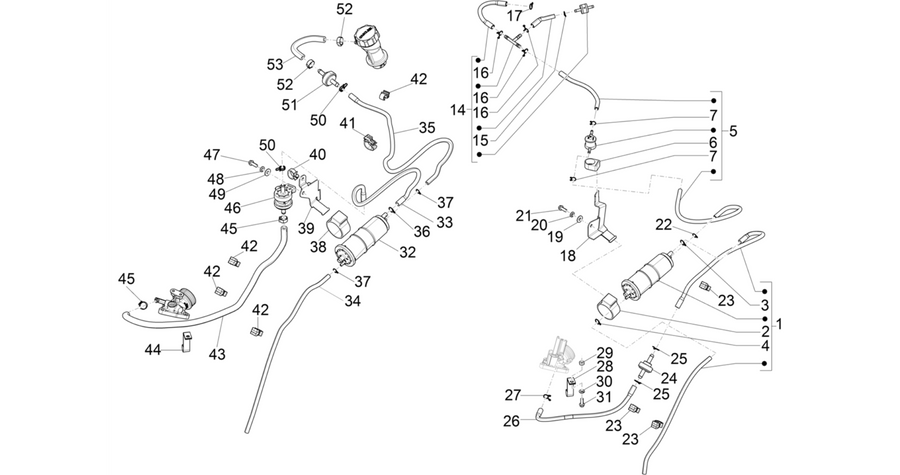 Anti-percolation system