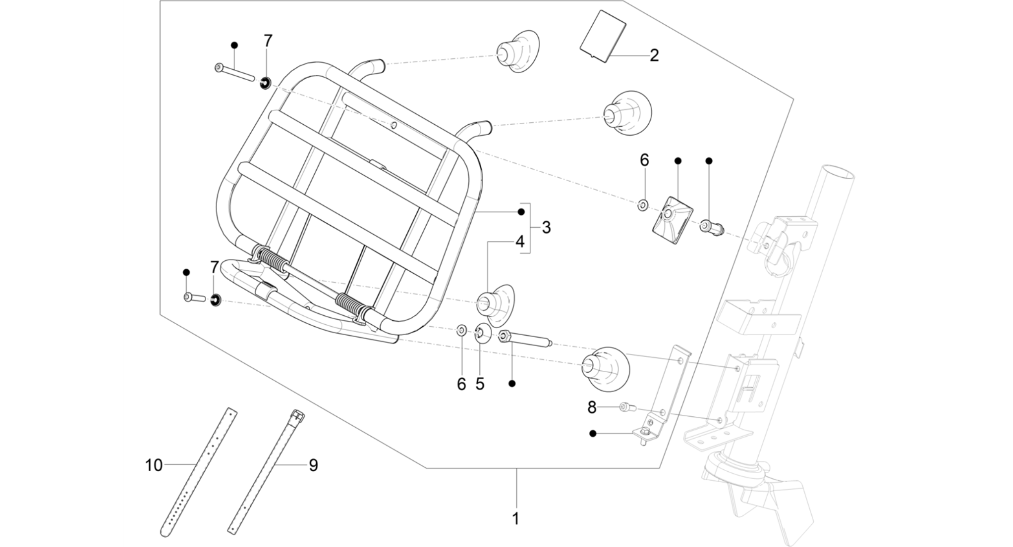 Front luggage rack