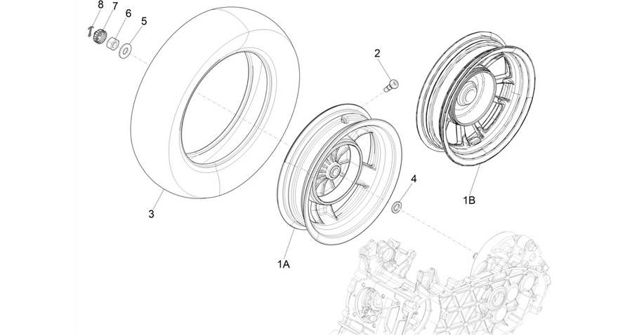 Rear wheel