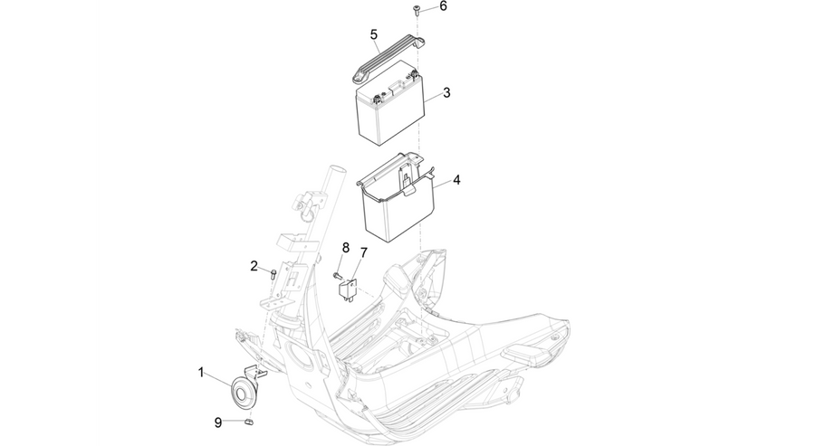 Remote control switches - Battery - Horn