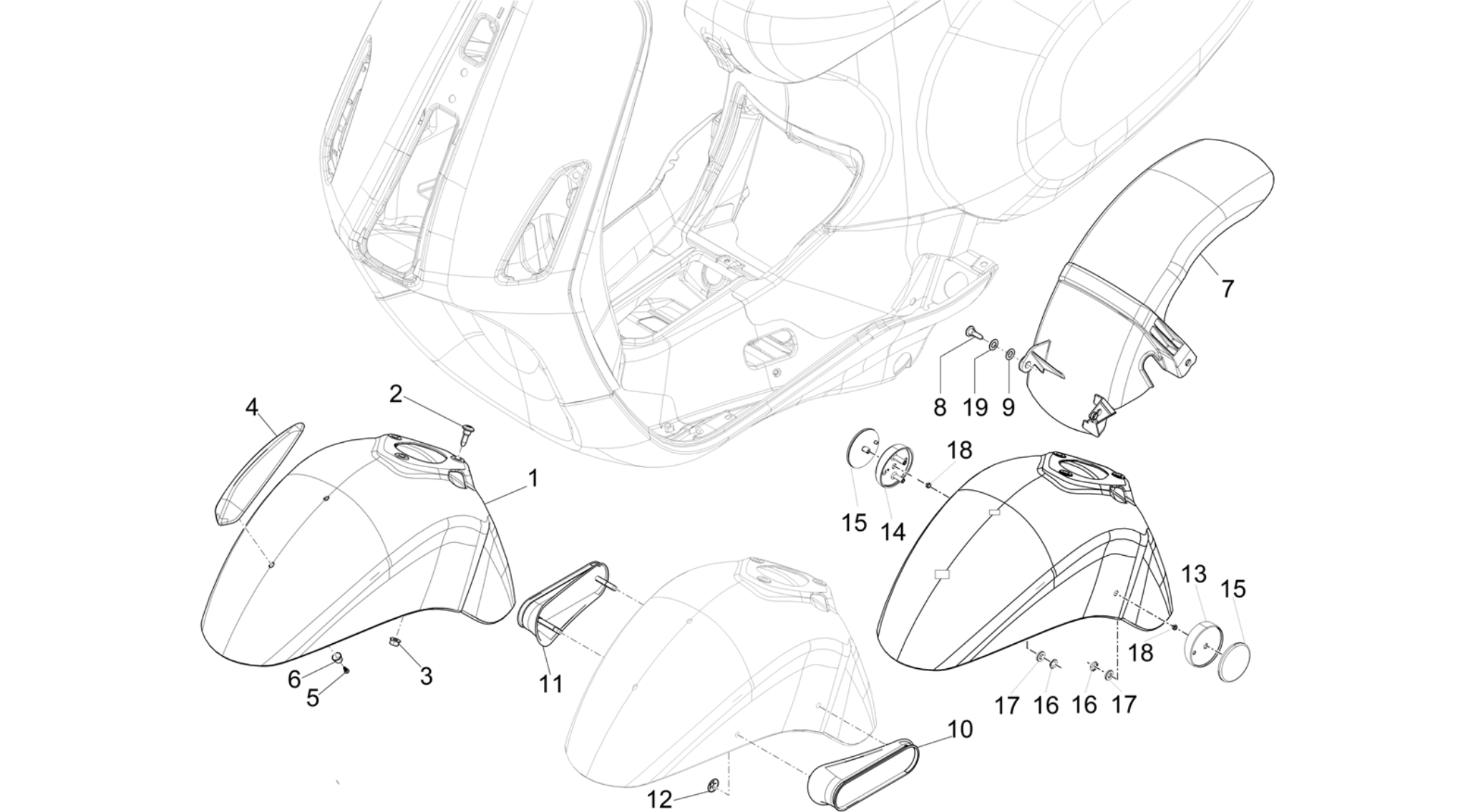 Wheel huosing - Mudguard