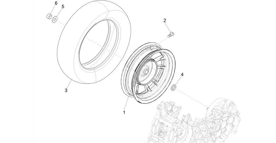 Rear wheel