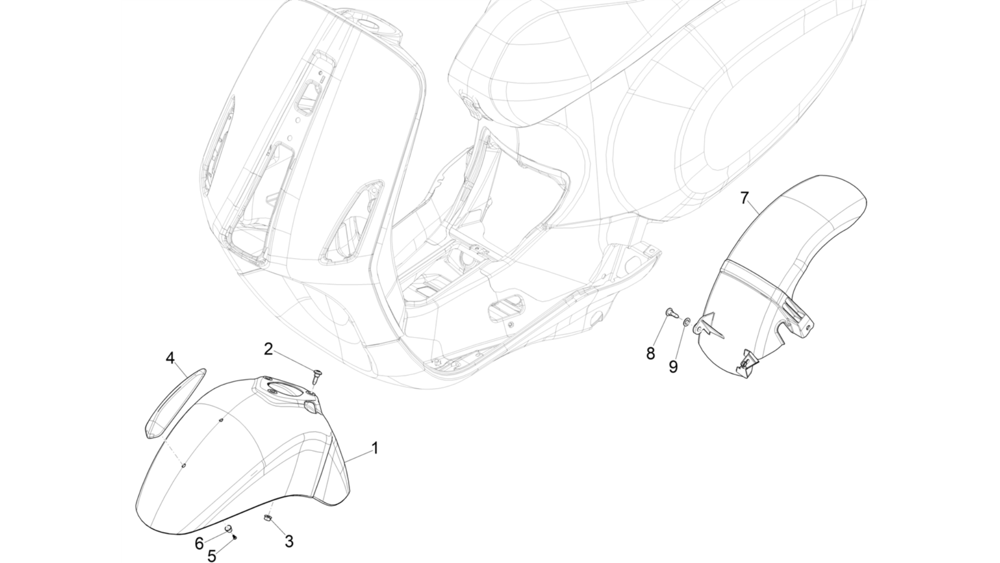 Wheel huosing - Mudguard