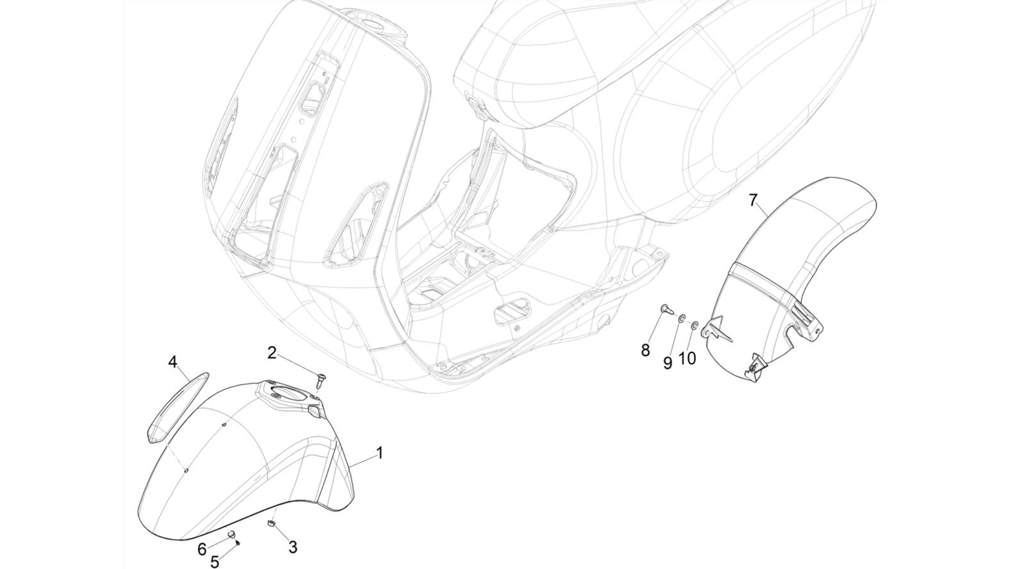 Wheel huosing - Mudguard
